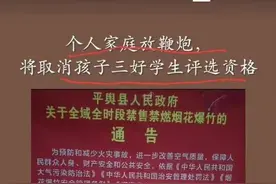 河南平舆个人家庭放鞭炮将取消三好学生评选资格？当地回应：消息不实图片