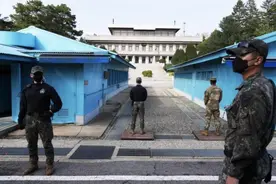 美国兵闯过“三八线”遭朝鲜羁押，美军联合演习，半岛再陷危机…图片