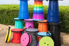 新式“折叠凳”一出，小巧便携，随身携带，想坐就坐，太聪明了图片