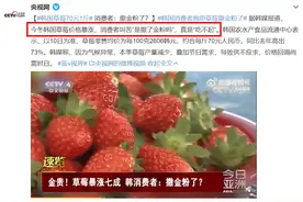 韩国人吃不起草莓不要怪金粉啊图片