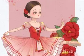 插画｜一组跳芭蕾的小姑娘，可爱的模样跳着优雅的舞蹈，好治愈图片