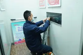 106台智能阻车系统装进小区图片