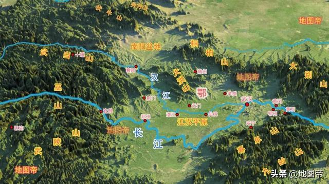 “九省通衢”武汉，指哪九省？
