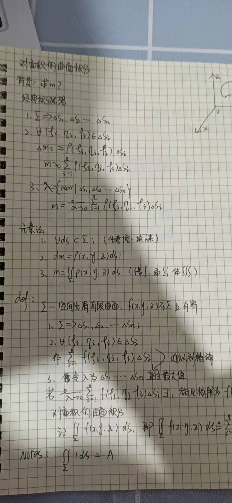 曲线积分与曲面面积插图17 曲线积分与曲面面积