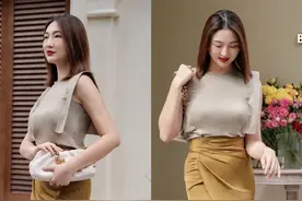 中年女人的夏天，都该一双万能又百搭的“凉拖”，轻松凹出时髦感图片