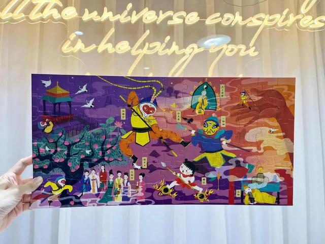 这个西游记题材的拼图我可太爱了