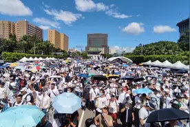 “716凯道游行”登场，“馆长”酸赖清德：派一个虾兵蟹将也OK啊图片