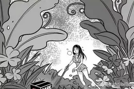 无声漫画：老妖婆吸收了少女的“灵气”，瞬间就变年轻了图片