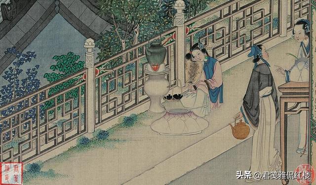 中秋节，贾珍在贾母跟前的坐姿，体现出贾家真正的贵族底蕴
