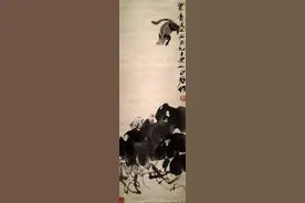 齐白石为老舍夫人画的两幅画图片