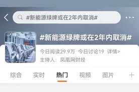 新能源绿牌将取消？业内人士：2025年是黄金时点图片