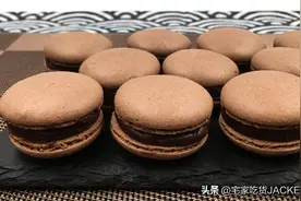可可马卡龙，法式做法，外脆内酥、口感丰富，小巧精致图片