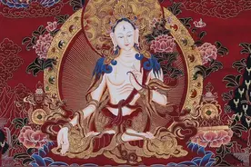 二十一度母中的七眼佛母：白度母图片