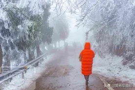 江西南部最值得赏冰雪的山，距市区仅12公里，银装素裹风光惹人醉图片