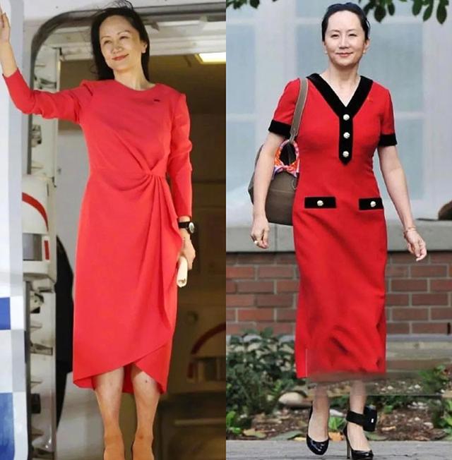 50岁孟晚舟真不愧是穿衣高手,各种裙装打扮时髦洋气,照着穿就行