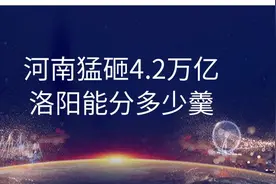 河南猛砸4.2万亿，洛阳能分多少羹图片