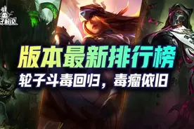 云顶12.6版本排行榜，斗毒轮子回归，毒瘤依旧图片