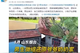 为了爷爷奶奶，小伙用微缩模型复刻了老家小院图片