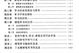 硬笔书法教程及草书发展史图片