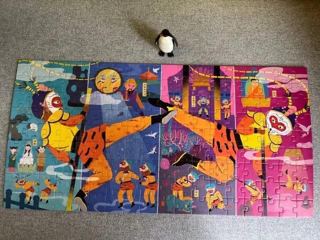 这个西游记题材的拼图我可太爱了