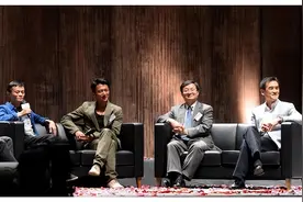 能和马云雷军坐一起，这一刻我才知道谢霆锋在商界的地位有多牛图片