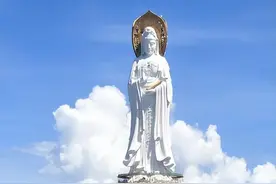 海南富商张晖：花8亿建108米海上观音像，建成4年后意外死在水中图片