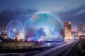 167亿元造世界最大“球” 拉斯维加斯球形剧场内部首开放：超震撼图片