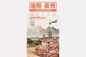 新航线！从洛阳前往泉州将更方便图片