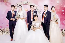 轰动一时的山东三胞胎：考出连号分上同所211，十年后同一天结婚图片