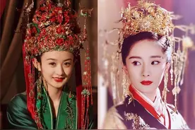 同样在剧里结婚，身着凤冠霞披，鞠婧祎居然不是排名第一图片