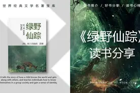 绿色清新风绿野仙踪读书分享PPT模板图片