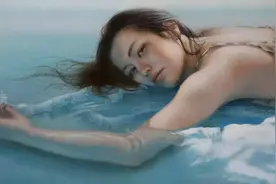 柔和的色彩 动容的神情——画家鹤友那少女写实油画作品（图）图片