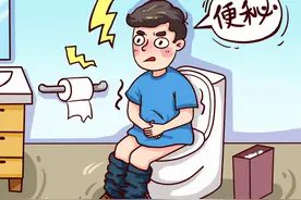 上厕所时，大便前头干硬，后头软粘，说明了什么？看完涨知识了图片