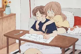 情侣相处，出现这些小动作，说明动了真情图片