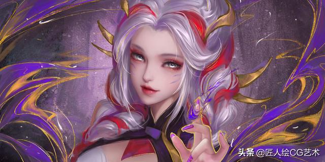 绘画教程：王者荣耀杨玉环寅虎心曲同人教程