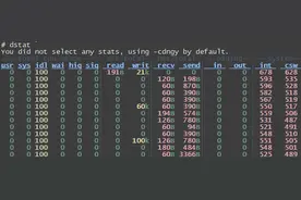 dstat 命令详细用法展示图片