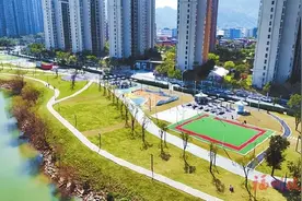 高新区大型智慧体育公园开放图片