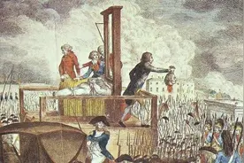 法国1793: 描绘路易十六的处决图片