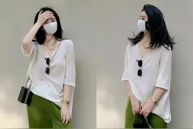 太喜欢小姐姐的穿搭风格了，简单舒服休闲，每套都好看图片