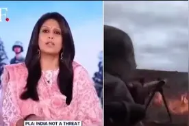 中国军方差评印度，印度人破防，女主持人大怒:我们的士兵更强图片