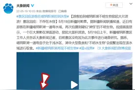 游客拍到喀纳斯湖不明生物掀起大片波浪？景区回应图片