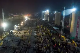 北京至唐山铁路与京哈铁路实现并轨互通图片