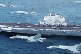 战斗力虽不高但惊吓度高，论辽宁号航母进入关岛附近对美军的威胁图片