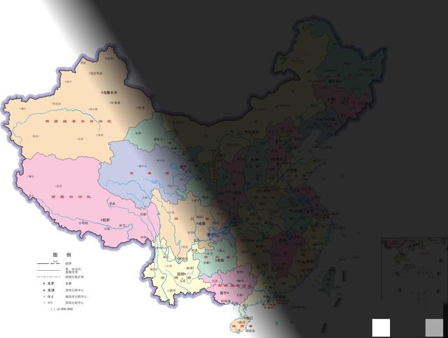 我国各季节晨昏线以及各时间各地黑夜白昼分布图