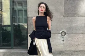 其实，宽松衣服可以穿得很精致图片