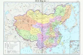 清朝时期疆域的变化图片