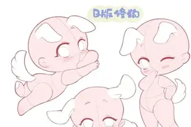 【绘画参考】45张超萌的Q版动物拟人参考（人体参考）图片