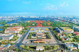 天安门广场的六大宏伟建筑图片