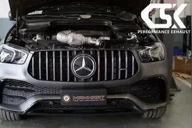 要舒适更要驾驶感！21款奔驰GLE53升级CSK隔热三元头段200目图片