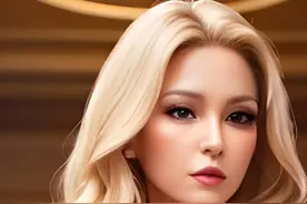 人见人爱的金发美女图片